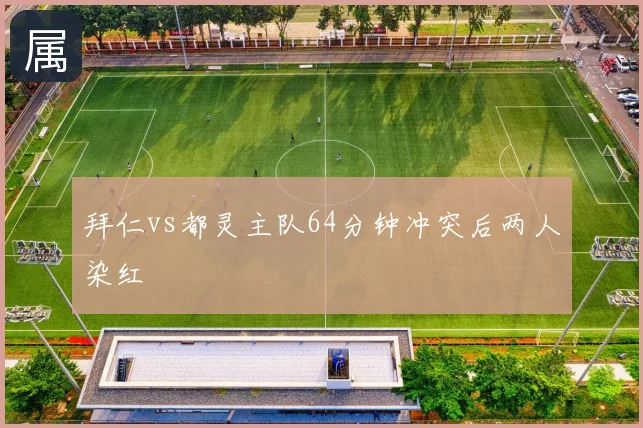 拜仁vs都灵主队64分钟冲突后两人染红